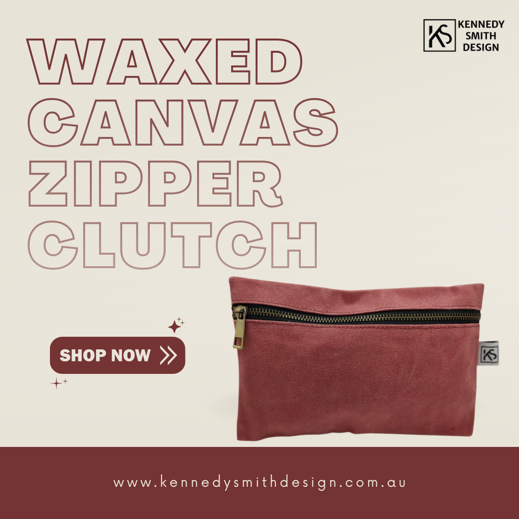 The Ultimate Waxed Canvas Zipper Clutch: A Durable & Stylish Essential