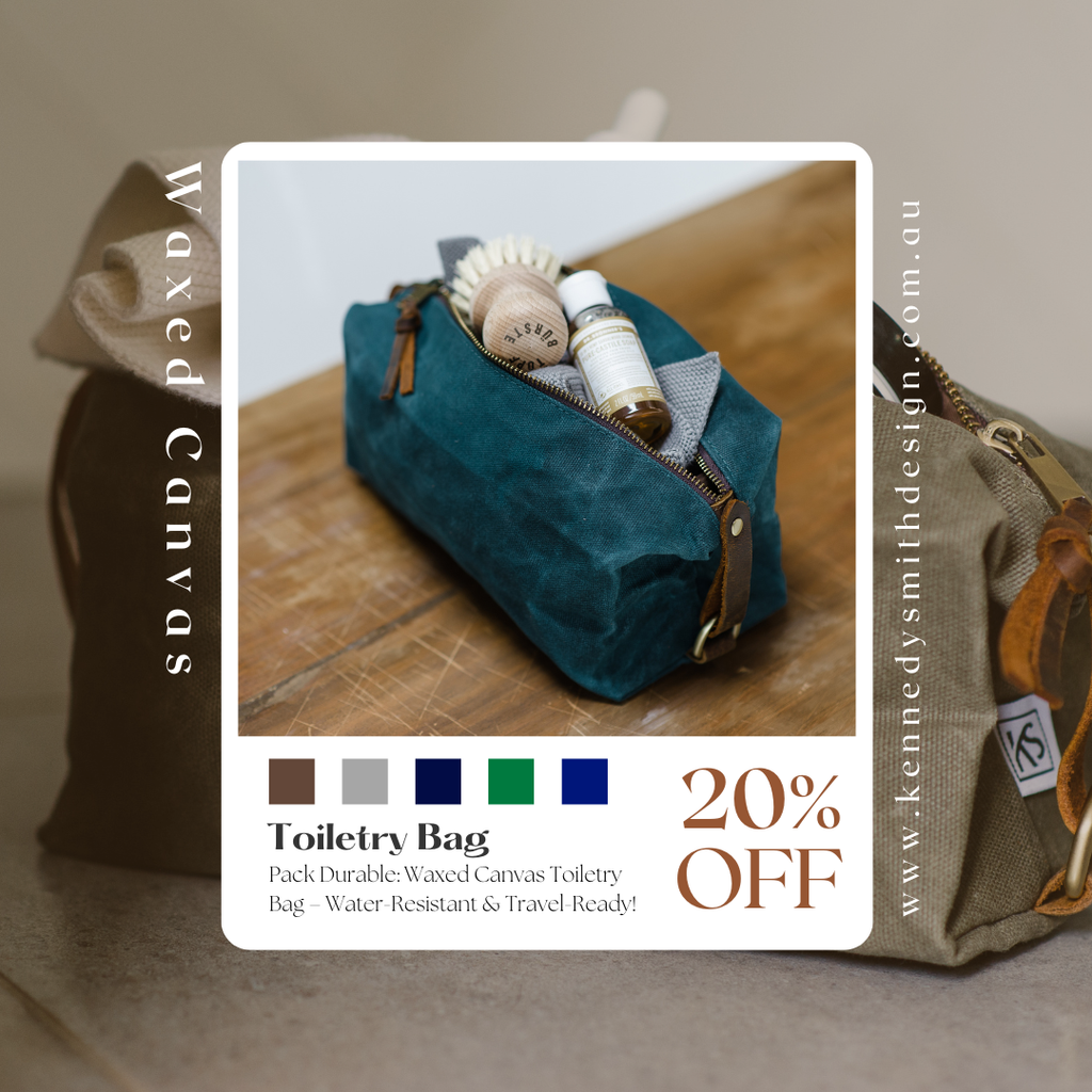 The Ultimate Waxed CanvThe Perfect Waxed Canvas Toiletry Bag for Your Adventures: Durable, Water-Resistant, and Travel-Readyas Toiletry Bag: Durable, Water-Resistant, and Travel-Ready