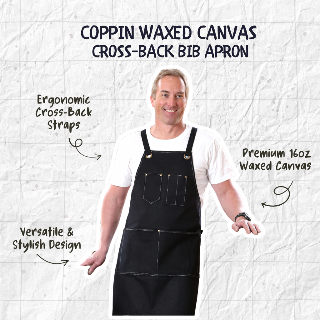 Coppin Waxed Canvas Apron: Built for Style, Comfort, and Durability