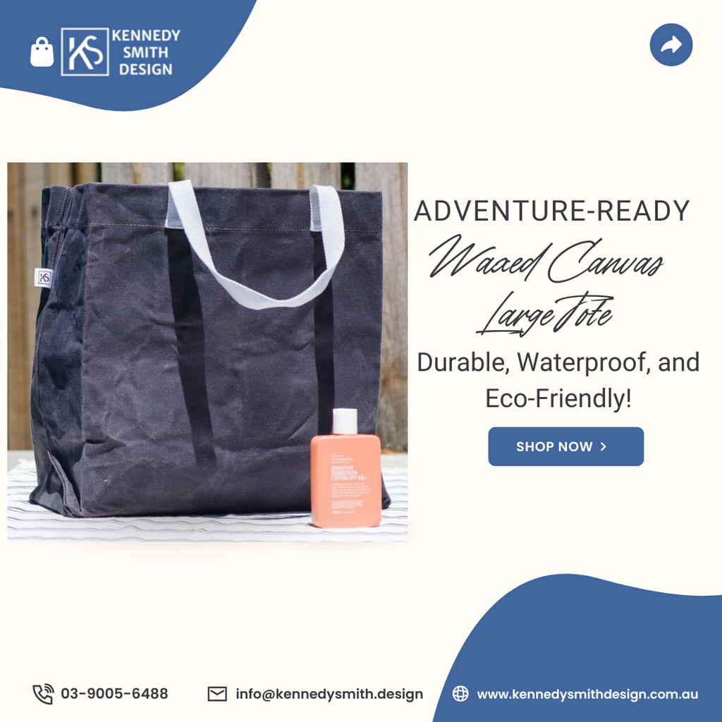 Why the Waxed Canvas Large Tote is Your Go-To Durable Companion