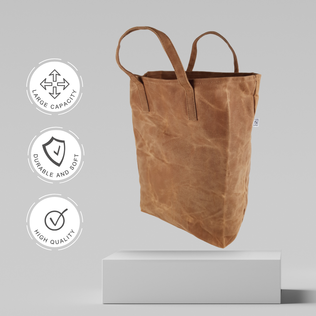 The Ultimate Eco-Friendly Grocery Bag: Waxed Canvas Totes for Sustainable Shopping