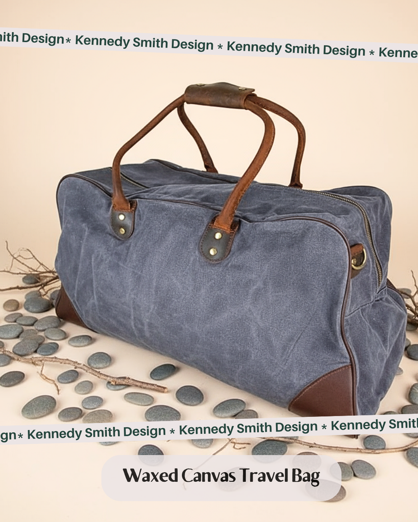 Waxed Canvas Travel Bag – The Stylish Weekend Duffel Built for Every Adventure