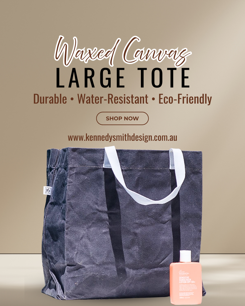Your Everyday Essential: The Waxed Canvas Large Tote Bag