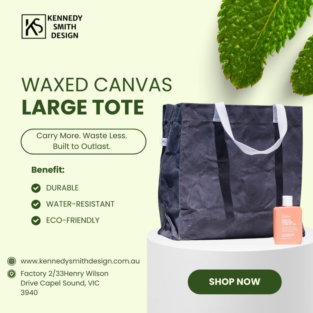 Why Our Waxed Canvas Large Tote Is Your New Everyday Essential
