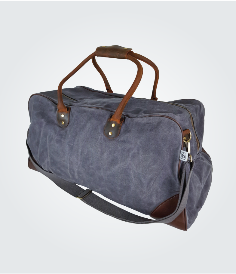 WAXED CANVAS WEEKENDER BAG