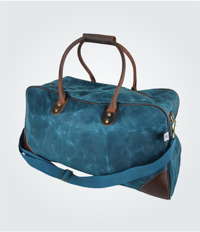 WAXED CANVAS WEEKENDER BAG