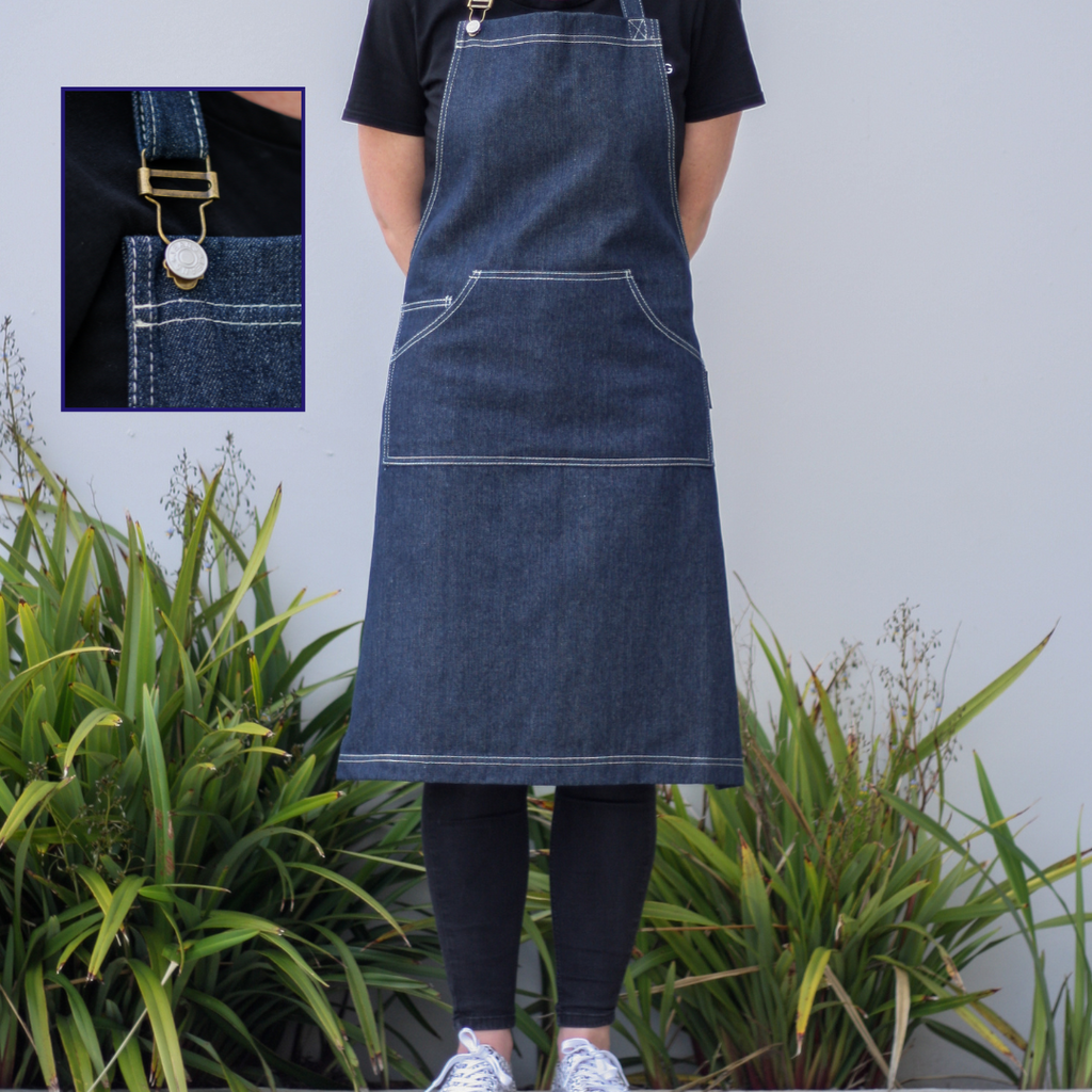 CHEVIOT DENIM APRON FOR COOKING AND CHEFS