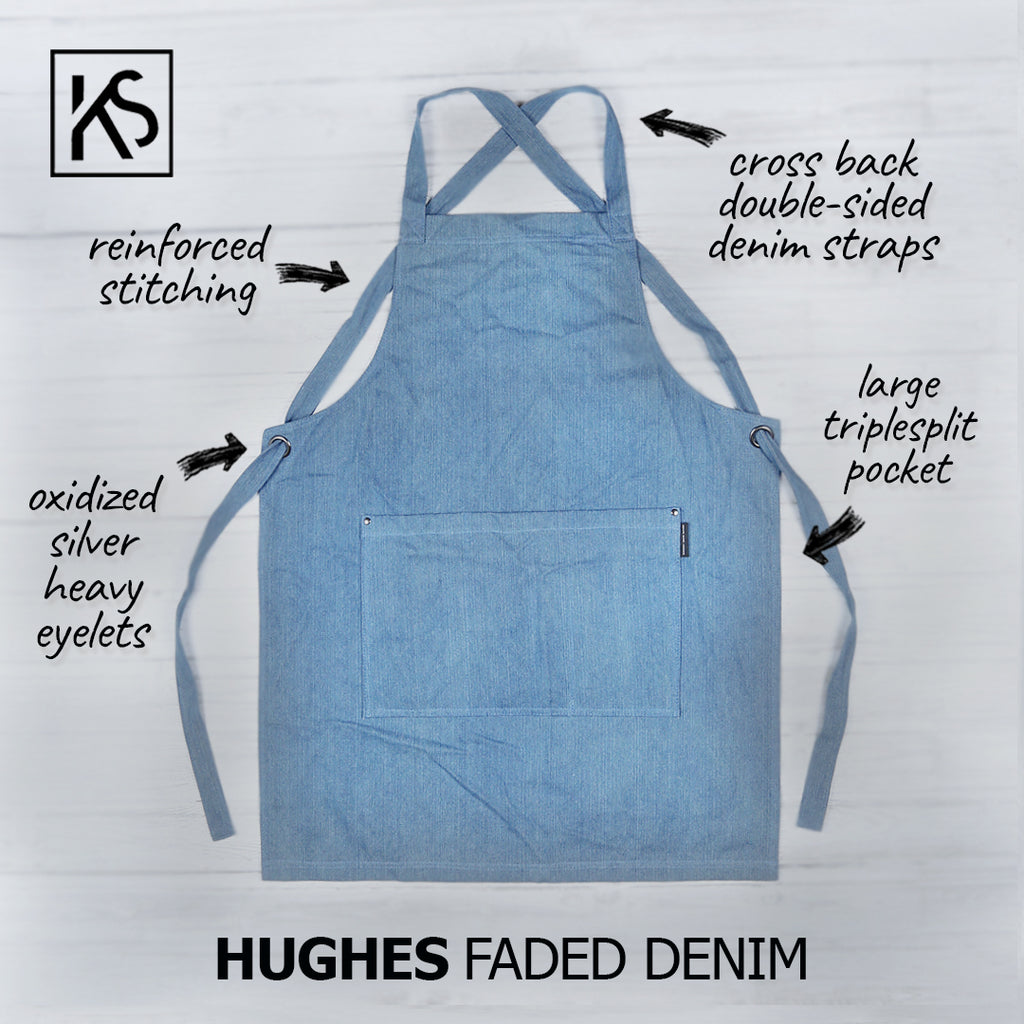 HUGHES DENIM APRON